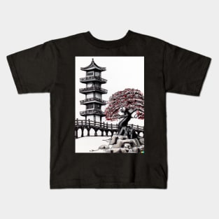 Japan tower bridge Kids T-Shirt